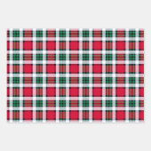 Groene, rode en witte speelgoedpatronen Meerdere Inpakpapier Vel (Voorkant 3)