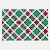 Groene, rode en witte speelgoedpatronen Meerdere Inpakpapier Vel (Voorkant)