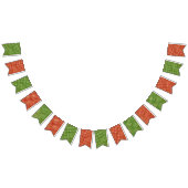 Groene, rode, gouden feestelijke streep vlaggetjes (Alle)