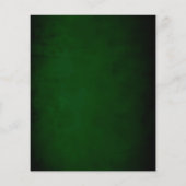 Groene rode gouden kerstballen Kerstfeest uitnodig (Achterkant)