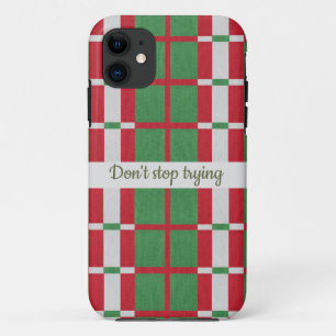 Groene rode iPhone-draagtas van de verbinding Case-Mate iPhone Case