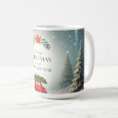 Groene&rode Kerstboom mok 2025 (Voorkant rechts)