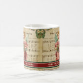 Groene Rode Kerstmuts Mok Engel Aandenken Cadeau (Center)