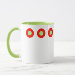 Groene Rode Polka Dots Kerst 4Joanne Mok