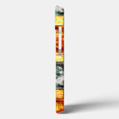 Groene rode, rechthoekige borden, gekleurd Case-Mate iPhone case (Achterkant / Links)