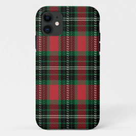 Groene & Rode Tartan Hoesje-Mate iPhone Case