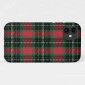 Groene & Rode Tartan Hoesje-Mate iPhone Case (Achterkant (horizontaal))