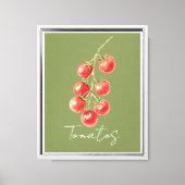Groene Rode Tomaten Canvas Afdruk (Voorkant)