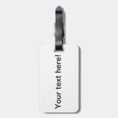 Groene rode verf bagagelabel (Achterkant verticaal)