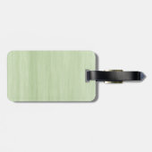 Groene rol met gouden accentuertekst bagagelabel (Achterkant horizontaal)