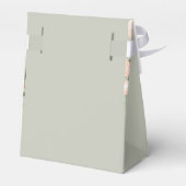 Groene, romantische roos krans bedankdoosjes (Achterkant)