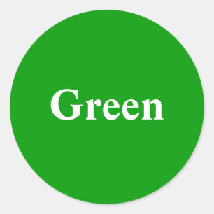 Groene ronde Sticker