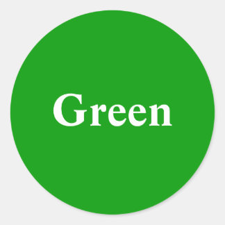 Groene ronde Sticker