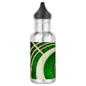 Groene ronde trap waterfles (Links)