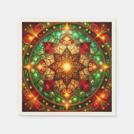 Groene Rood Decoratie Kerstservet Servet