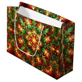 Groene Rood Decorative Kerstcadeautas Groot Cadeauzakje