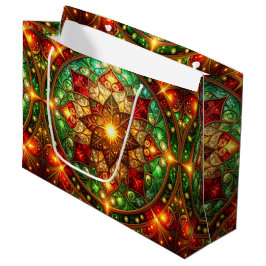 Groene Rood Decorative Kerstcadeautas Groot Cadeauzakje