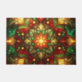 Groene Rood Decorative Kerstmat Deurmat