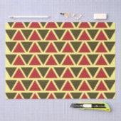 Groene Rood Driehoek Geometrisch Tissuepapier (Craft)