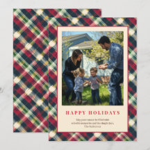 Groene Rood Tartan Schotland Geruit Aangepaste Fam