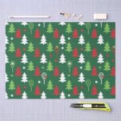 Groene 💚 🤍, rood, witte kerst   tissuepapier (Craft)