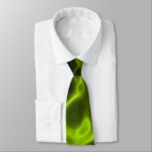 Groene rook effect stropdas (Gebonden)