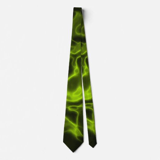 Groene rook effect stropdas (Voorkant)