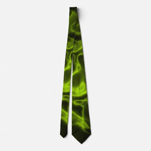 Groene rook effect stropdas (Achterkant)