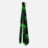 Groene Rook Stropdas (Achterkant)