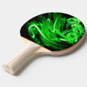Groene rook tafeltennisbatje (Voorkant Gekanteld)