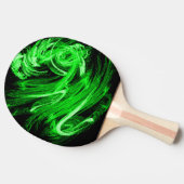 Groene rook tafeltennisbatje (Zijkant)