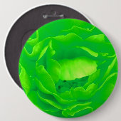 Groene Roos Button - (Voorkant /achterkant)