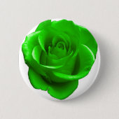 Groene Roos Button (Voorkant)