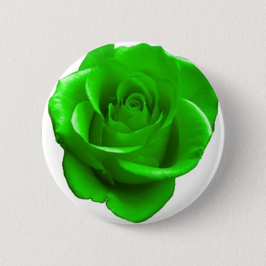 Groene Roos Button (Voorkant)