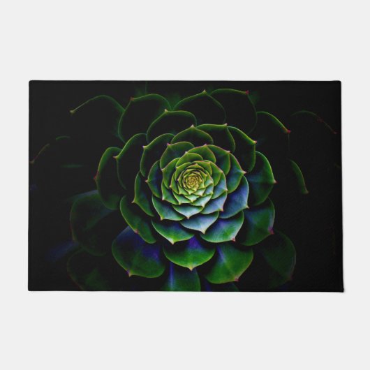 groene roos deurmat (Voorkant)