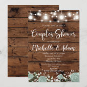 Groene Roos-koppels — Rustisch land Kaart (Voorkant / Achterkant)