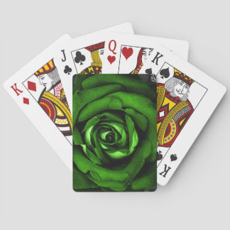 Groene Roos Royalty-speelkaarten Pokerkaarten