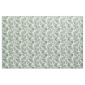 Groene Roos Tak Toile Stof (Yard (91,4 cm))