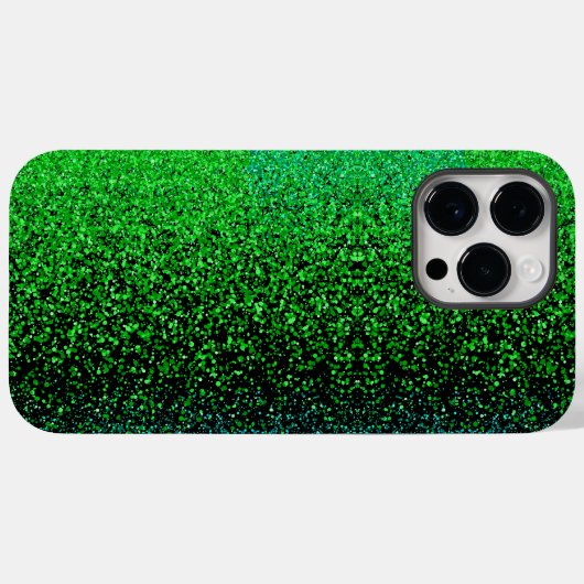 Groene rooster 2 zijden 01.b Black BG Case-Mate iPhone Case (Achterkant (horizontaal))