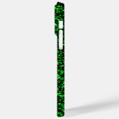 Groene rooster 2 zijden 01.b Black BG Case-Mate iPhone Case (Achterkant / Links)