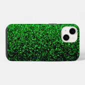 Groene rooster 2 zijden 01.b Black BG iPhone Hoesje (Achterkant horizontaal)