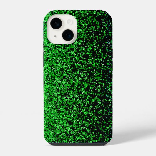 Groene rooster 2 zijden 01.b Black BG iPhone Hoesje (Achterkant)