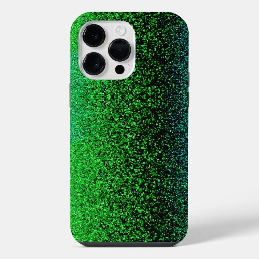Groene rooster 2 zijden 01.b Black BG iPhone Hoesje (Achterkant)
