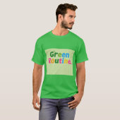 Groene Routine T-shirt (Voorkant volledig)