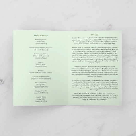 Groene rouwrouwrouwrouwserviceprogramma's programma (Binnen)