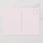 Groene roze bloemboog jurk Quinceanera Uitnodiging Briefkaart (Achterkant)