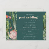 GROENE ROZE BLOEMEN WOESTIJN CACTUSSEN POST BRUILO KAART (Voorkant / Achterkant)