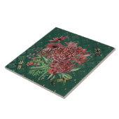 groene roze groene libellen tegeltje (Zijkant)