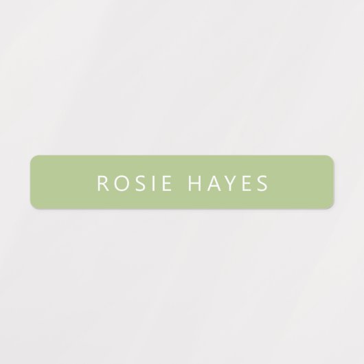 Groene roze naam labels (Design 2)