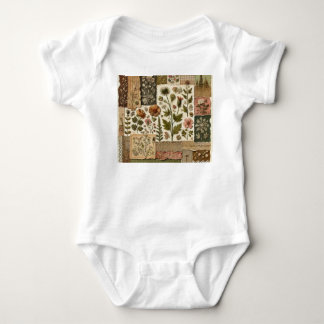 Groene Roze Patchwork Dekbed Landelijk Vintage Boh Romper